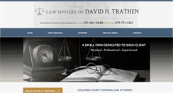 Desktop Screenshot of davidtrathenlaw.com