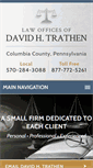 Mobile Screenshot of davidtrathenlaw.com